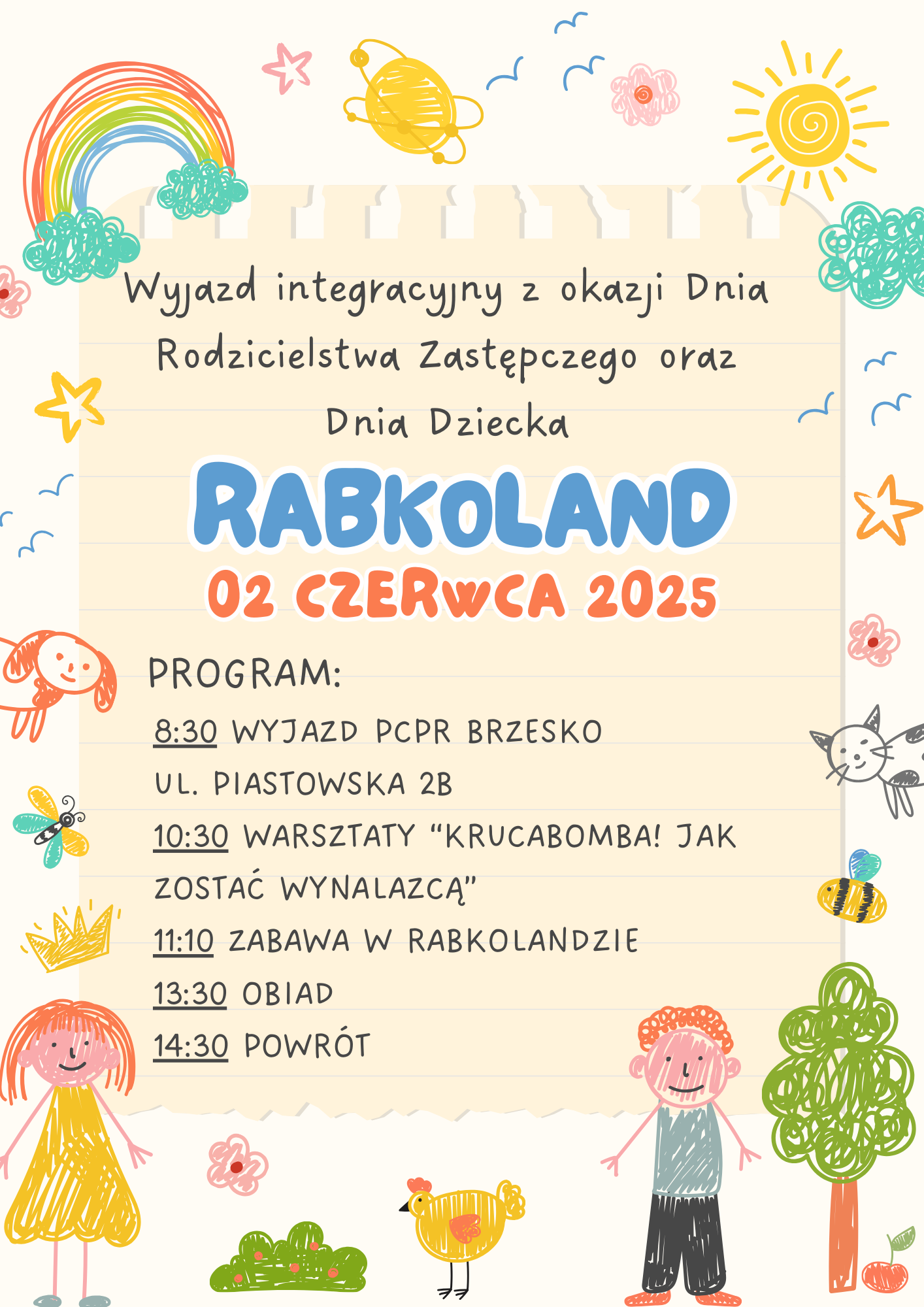 1 Wyjazd integracyjny z okazji Dnia Rodzicielstwa Zastępczego oraz Dnia Dziecka