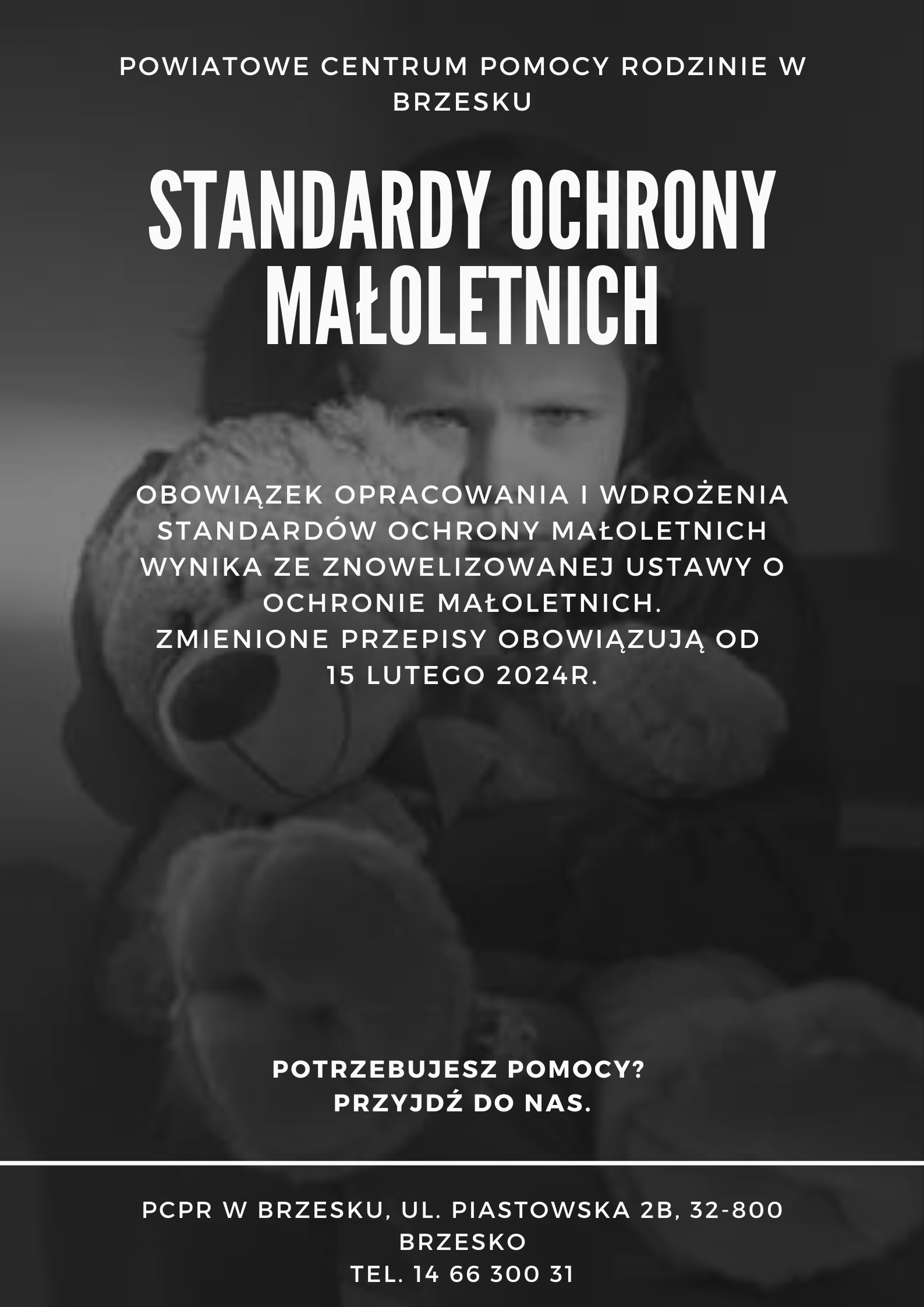 Standardy Ochrony Małoletnich plakat